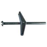 Midwest Fastener Toggle Bolt, 4" L, Steel, 50 PK 04094